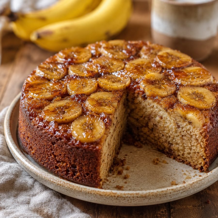 Banankaka med Kanel