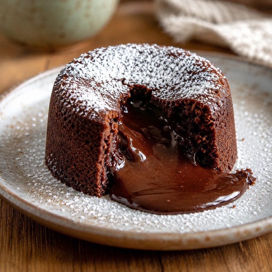 Chokladvulkankaka